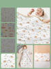40s Custom Printed 70 Bamboo 30 Cotton Knit Interlock Fabric for Baby T Shirt Clothes