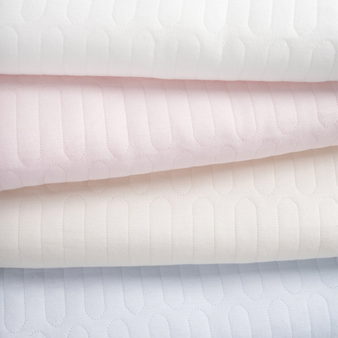 Solid Color Dragon Pattern Air Layer 3-Layer Quilted Double-Sided Cotton Fabric, for Autumn & Winter Warm Sleep Sacks, Loungewear & Memory Pillow