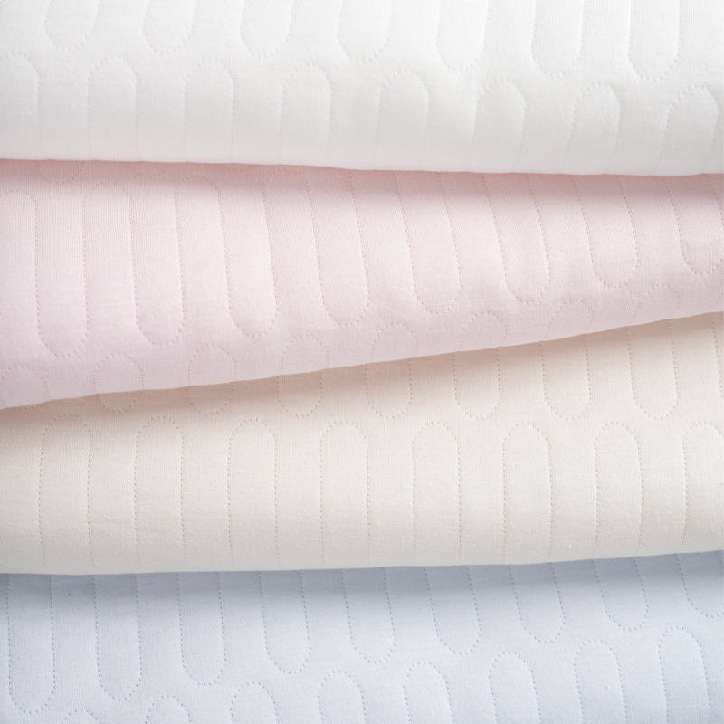 Solid Color Dragon Pattern Air Layer 3-Layer Quilted Double-Sided Cotton Fabric, for Autumn & Winter Warm Sleep Sacks, Loungewear & Memory Pillow