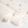 100% Cotton Diamond Grid Dot Air Layer Fabric Quilted Interlining Fabric Double‑Sided Cotton for Pillow Romper & Sleep Sack