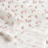 100% Cotton Knit Jersey Hollow Jacquard Floral Print Fabric, Breathable for Baby Pajamas, Loungewear & Anti-Mosquito Pants